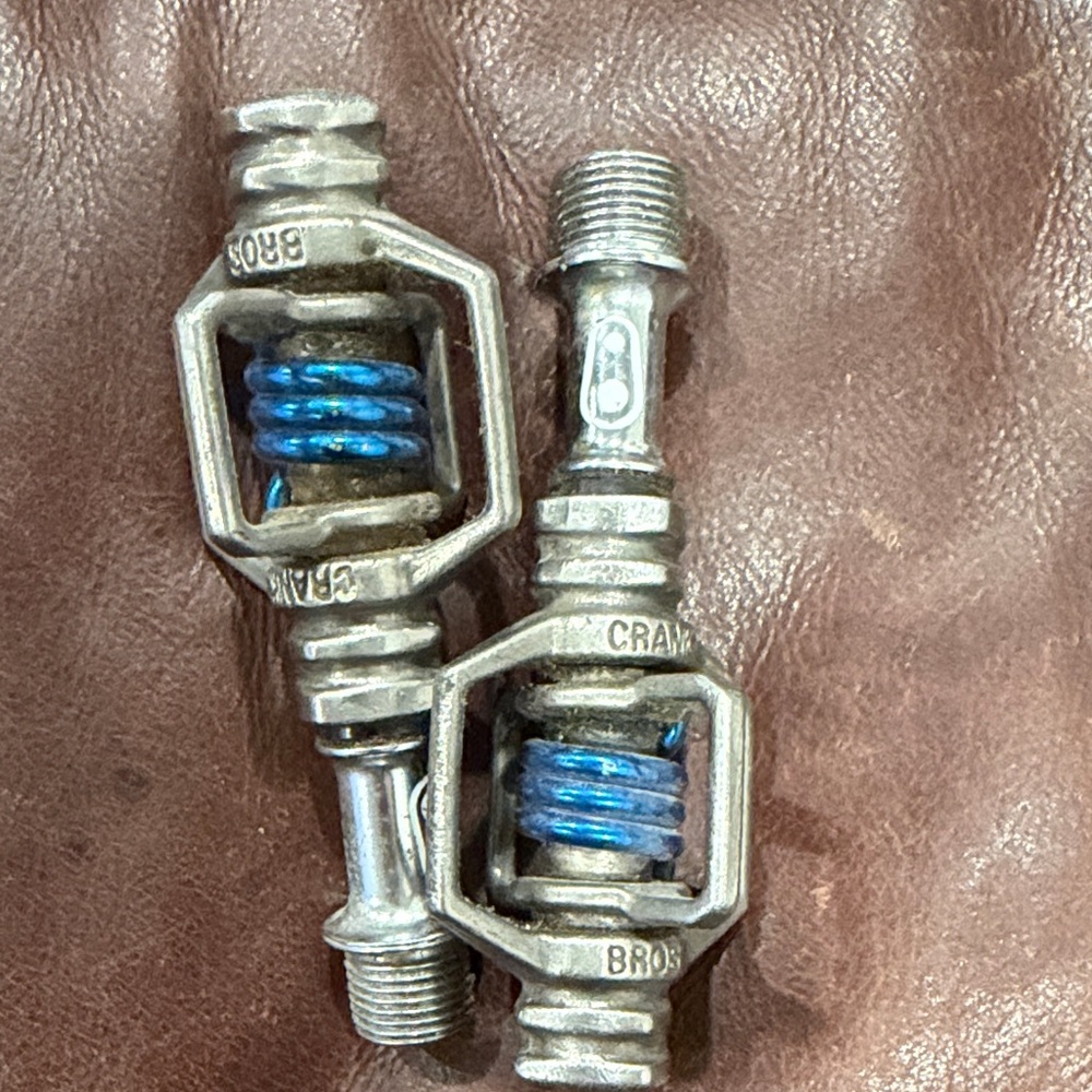 Blue and Silver Pedals